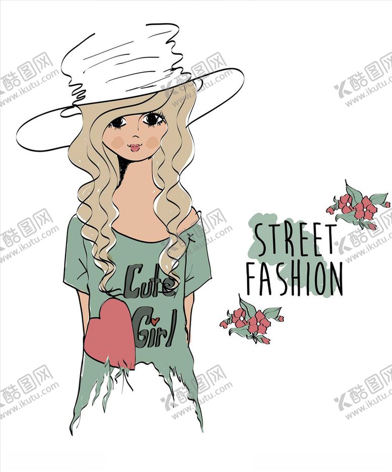 编号：64085111010438107818【酷图网】源文件下载-卡通女孩