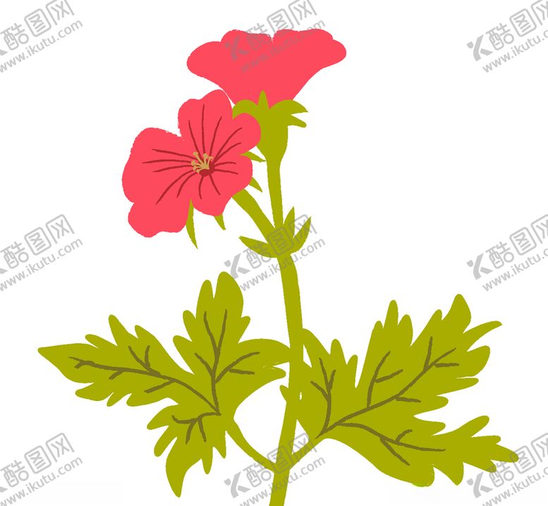 编号：20001709250639459135【酷图网】源文件下载-手绘花