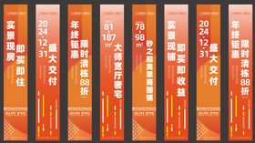 地产售楼处吊旗条幅横幅包装