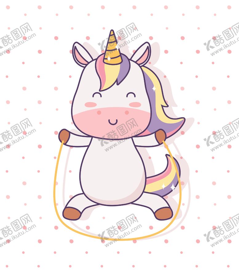 编号：49906910040945549357【酷图网】源文件下载-卡通独角兽