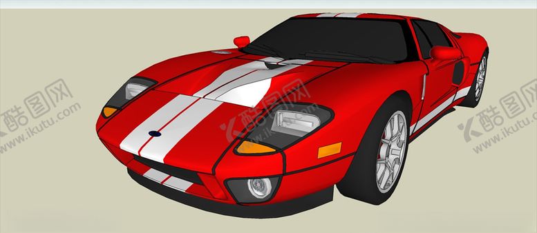 编号：45944310042236059660【酷图网】源文件下载-福特GT车模型