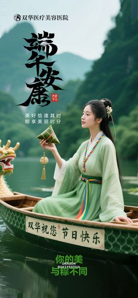 端午节节日祝福海报