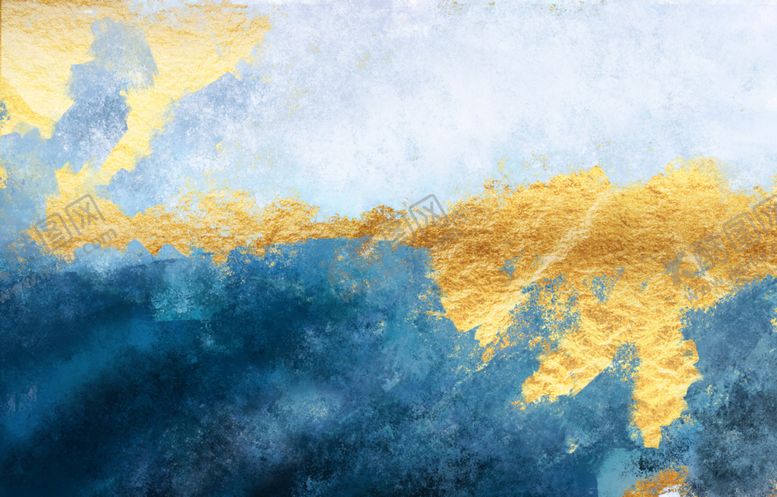 编号：25206709200334121948【酷图网】源文件下载-金箔装饰画