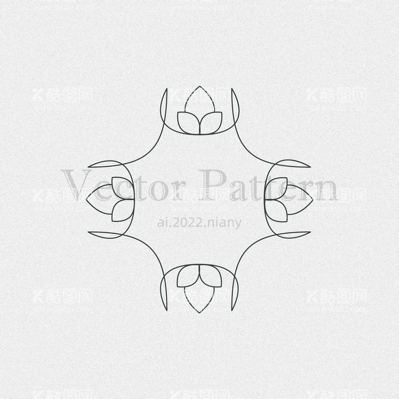 编号：79542110010209061239【酷图网】源文件下载-矢量AI装饰花纹图案