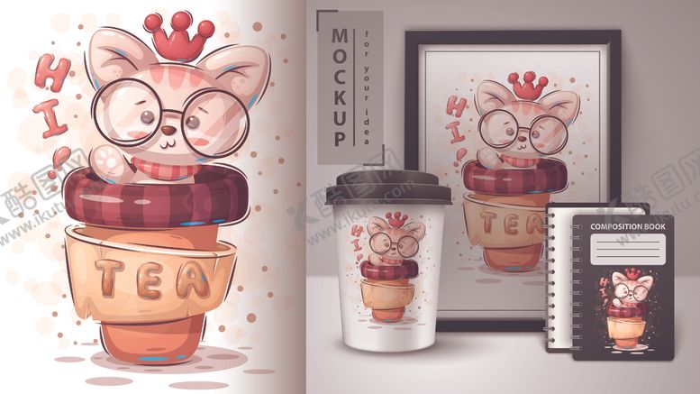 编号：39396009231212343745【酷图网】源文件下载-卡通动物图案