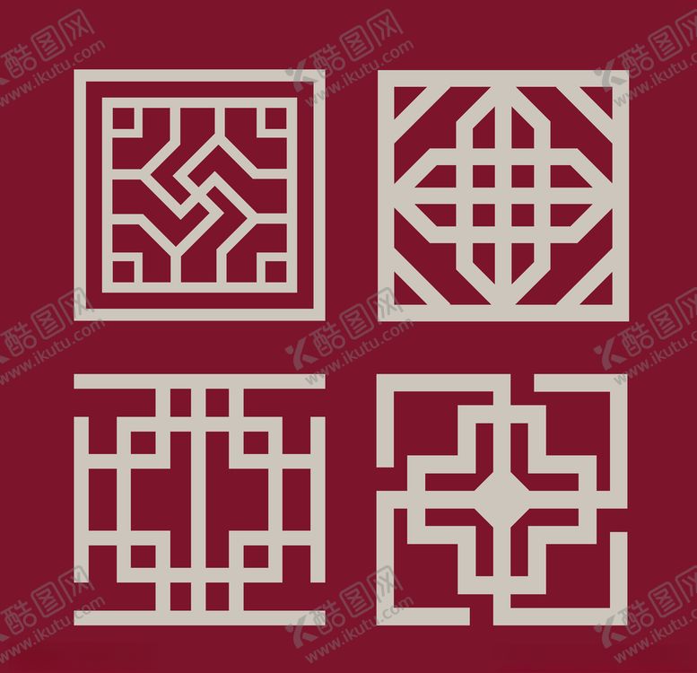 编号：20400309121649384523【酷图网】源文件下载-中式花纹