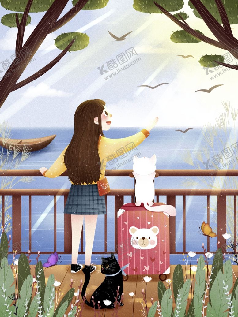 编号：87328605021426139783【酷图网】源文件下载-创意卡通插画配图