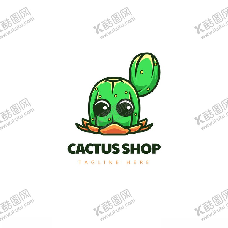 编号：85566202211625447283【酷图网】源文件下载-仙人掌logo