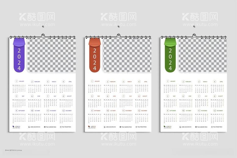 编号：42661712031341203344【酷图网】源文件下载-2024台历