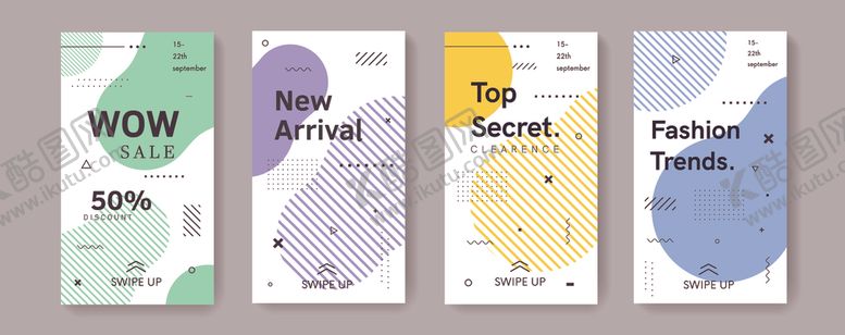 编号：78892511020735517505【酷图网】源文件下载-几何时尚海报