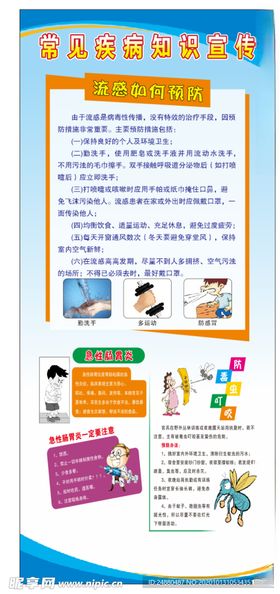 常见基本知识宣传展架