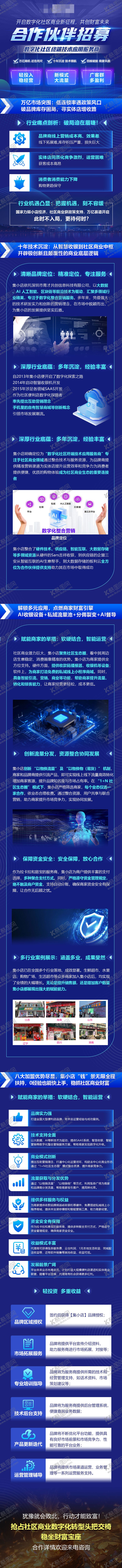 编号：48947406241044141543【酷图网】源文件下载-科技公司店铺招商长图