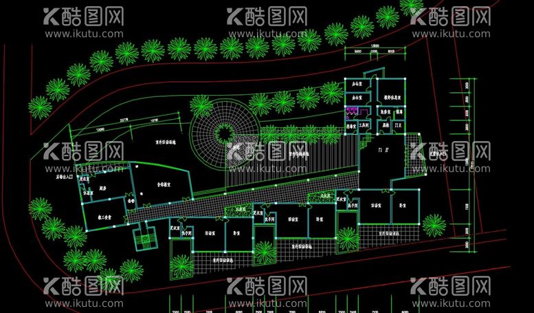 编号：16723310260253222060【酷图网】源文件下载-幼儿园景观