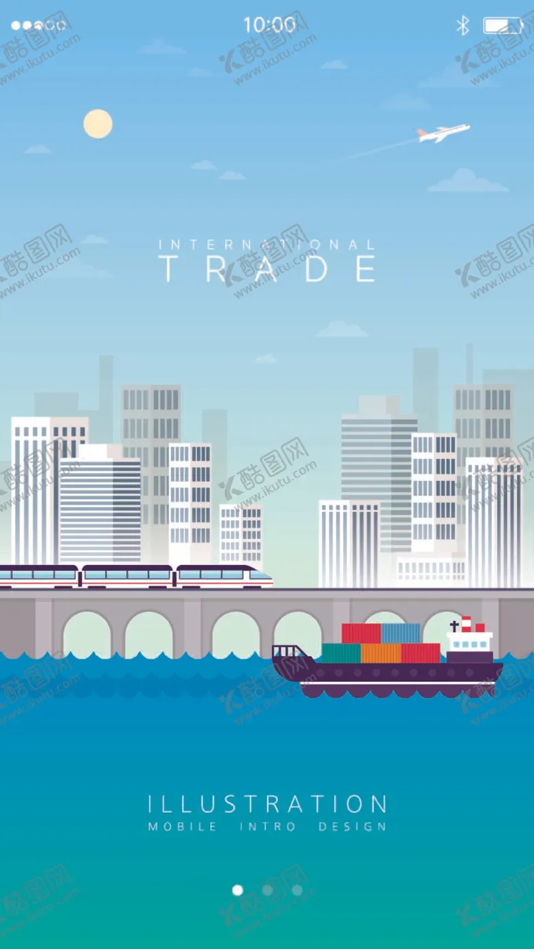 编号：47513009172128113189【酷图网】源文件下载-和谐号与轮船相遇