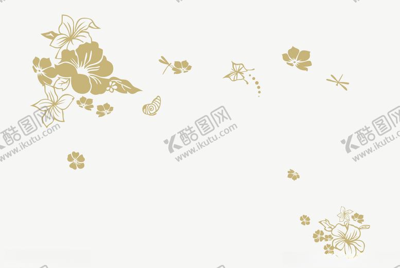 编号：12445905151826398302【酷图网】源文件下载-硅藻泥对角花蜻蜓客厅背景