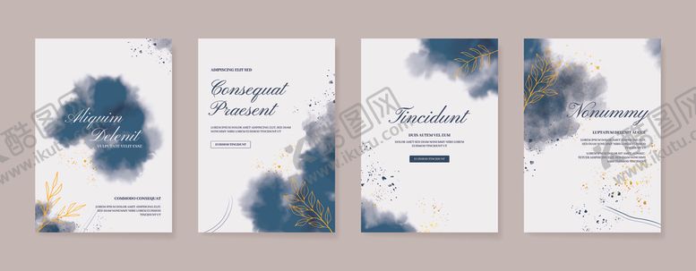 编号：65234304022255152334【酷图网】源文件下载-花卉婚礼请柬