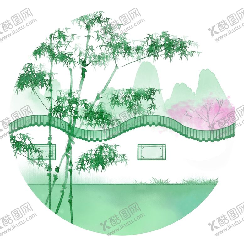 编号：15191110252024512565【酷图网】源文件下载-水墨山水