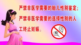 严禁非医学需要的胎儿性别鉴定