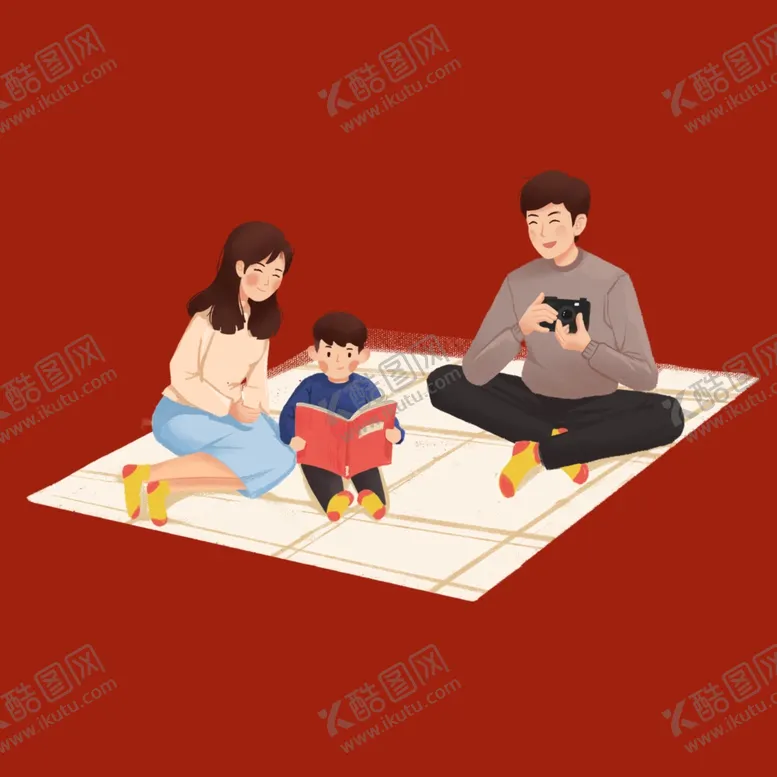 编号：90295202191559429264【酷图网】源文件下载-幸福家庭人物