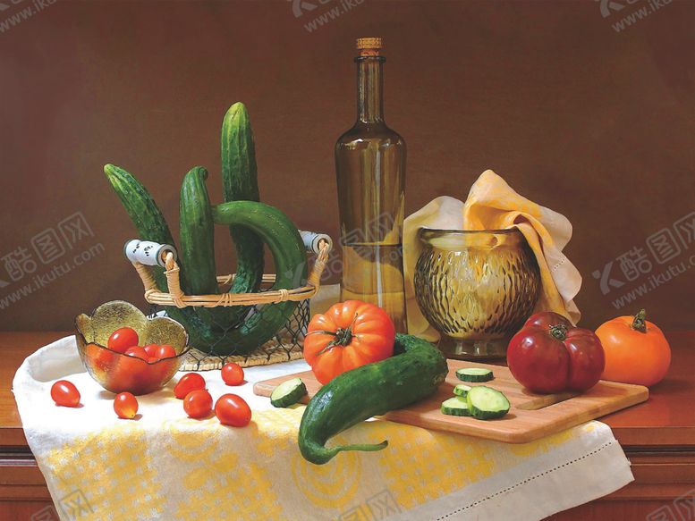 编号：19596209141634216246【酷图网】源文件下载-水果油画