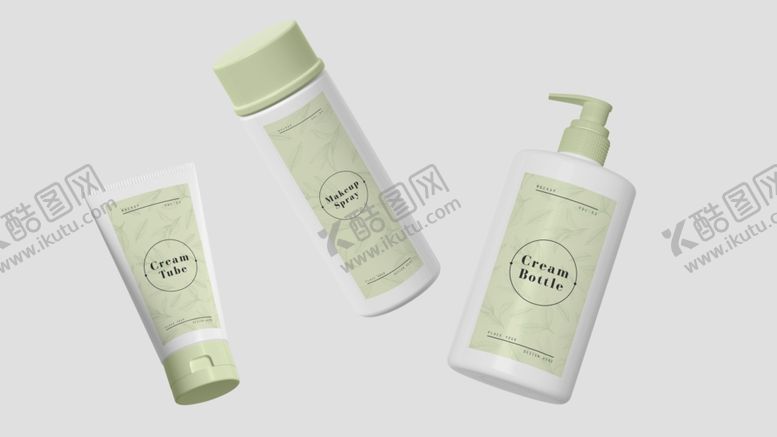 编号：62843610300058527934【酷图网】源文件下载-化妆品瓶子