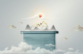 水墨中國風海報
