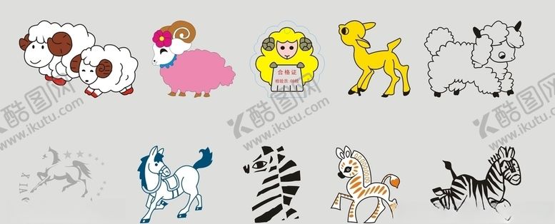 编号：68486210021725127075【酷图网】源文件下载-卡通马