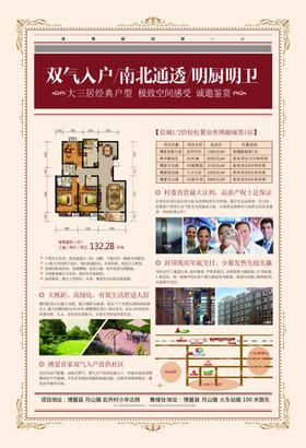 房地产户型海报