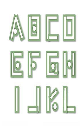 艺术字字母