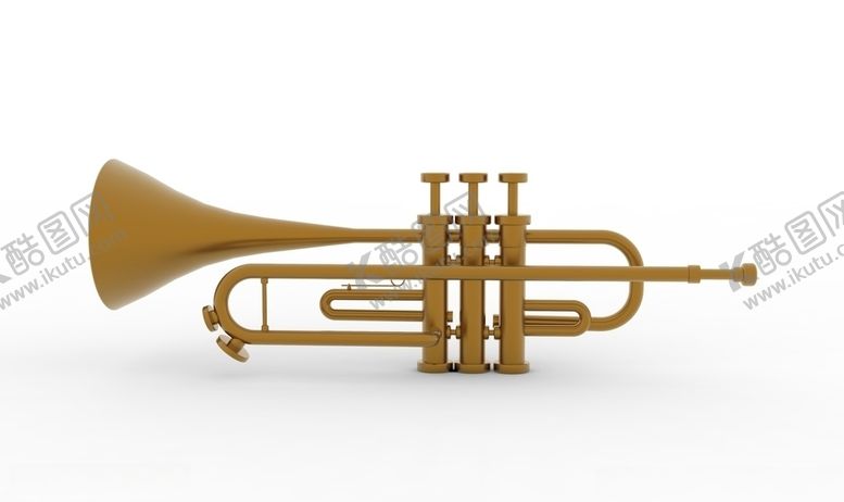 编号：77357009251231351312【酷图网】源文件下载-喇叭模型号角乐器样机