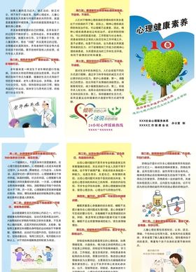 心里健康海报