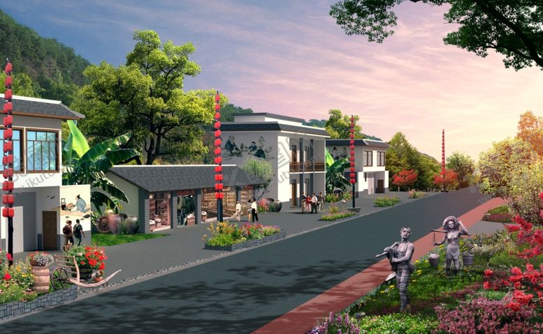 编号：75312206231900491279【酷图网】源文件下载-民居街道风貌改造