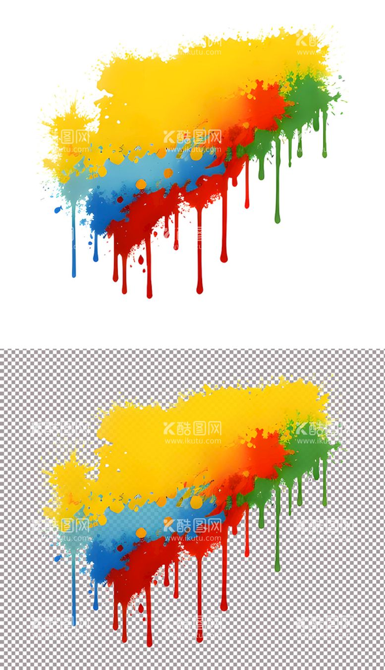 编号：83478511120415054815【酷图网】源文件下载-颜料喷溅泼墨水彩七彩涂料油漆