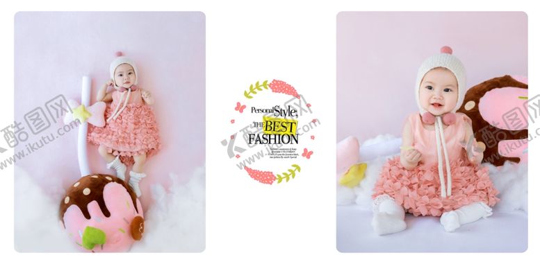 编号：24606610011550206940【酷图网】源文件下载-宝宝幼儿儿童生日照相册模板