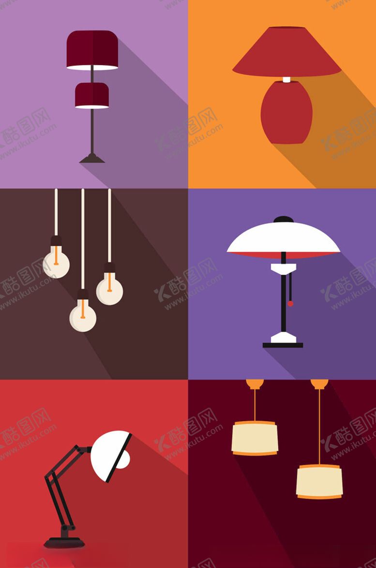 编号：30951111172326474077【酷图网】源文件下载-多样灯具设计展示