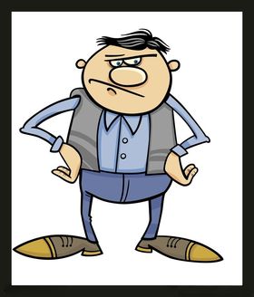 手绘男人男孩动画卡通