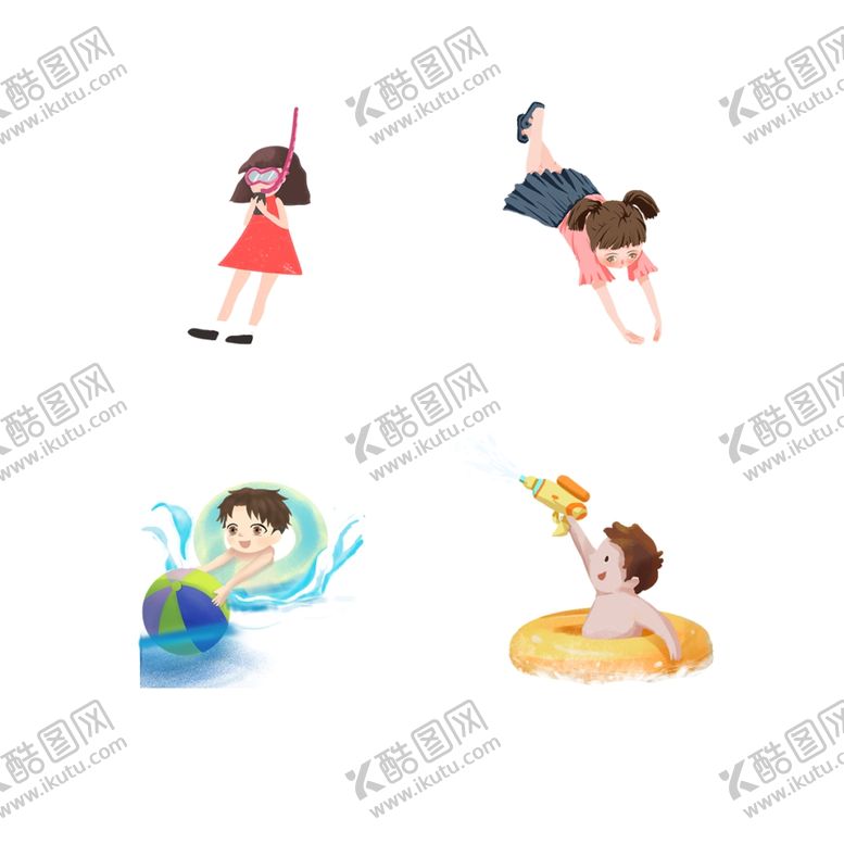 编号：40779205120419193081【酷图网】源文件下载-游泳素材