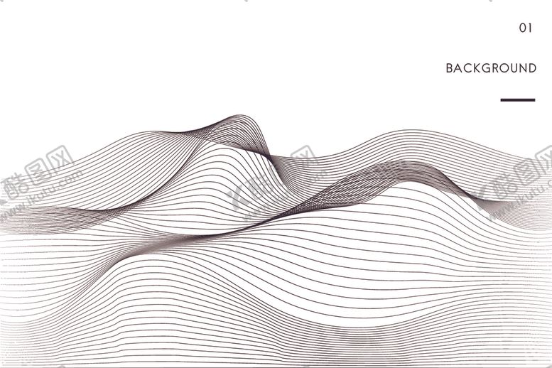 编号：84457310071658221971【酷图网】源文件下载-抽象曲线底纹