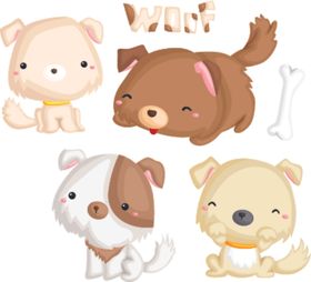 可爱儿童插画小孩节素材卡通动漫