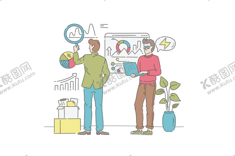 编号：41747509261653032731【酷图网】源文件下载-商务人物插画