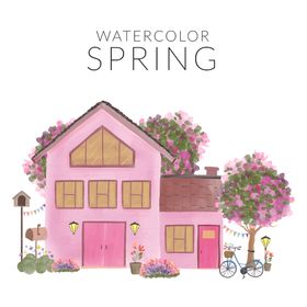 水彩小屋