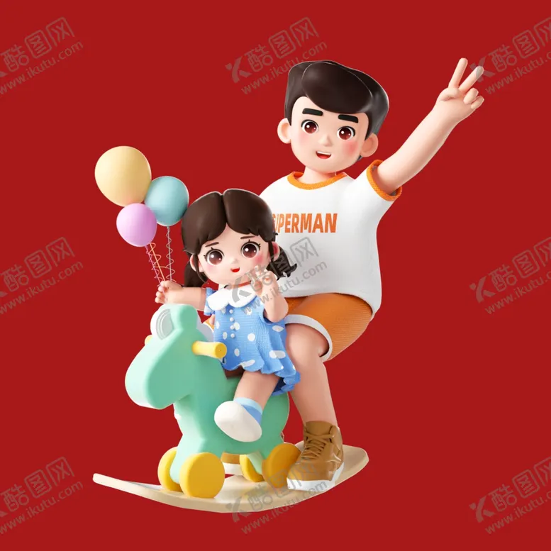 编号：67443702171844496515【酷图网】源文件下载-手绘亲子人物