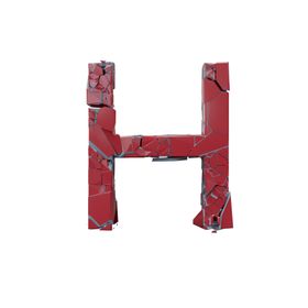 3D破碎立体字母