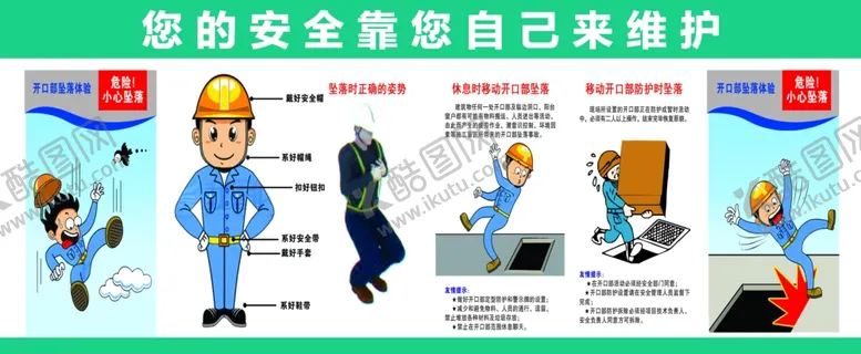 编号：40532212100259256239【酷图网】源文件下载-洞口安全漫画