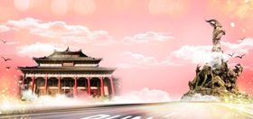 广州建筑背景图