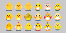 卡通小鸡