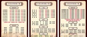 干锅锡纸菜单