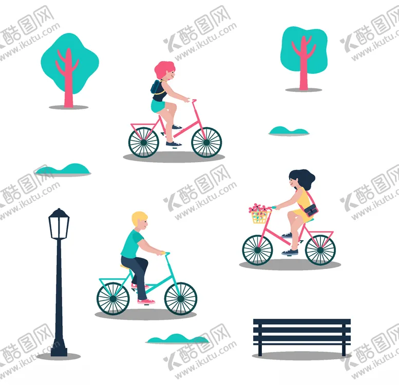 编号：19326604301354359609【酷图网】源文件下载-骑自行车