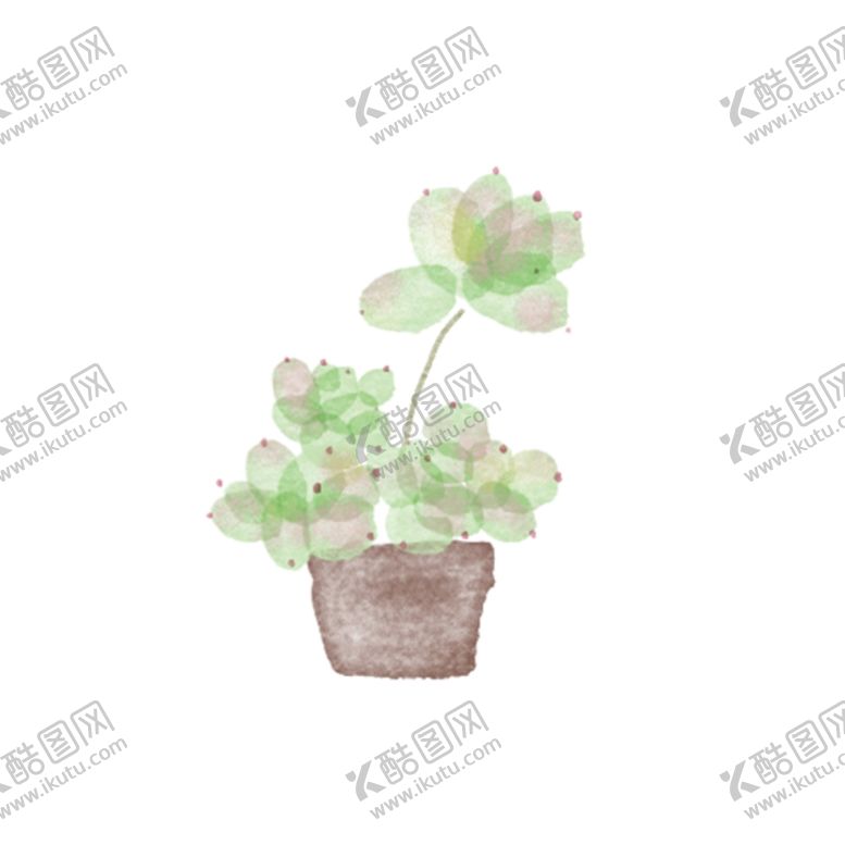 编号：70949007080556502768【酷图网】源文件下载-水彩植物
