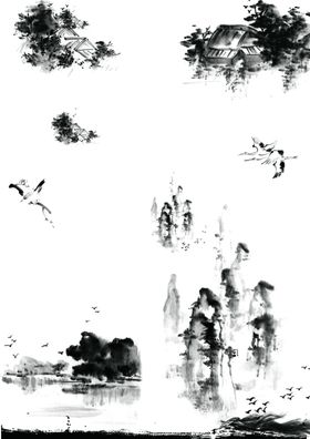 山水画素材源文件